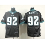 nike nfl jerseys philadelphia eagles #92 r.white black[Elite]