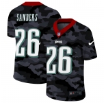 Men New Nike Philadelphia Eagles #26 Sanders 2020 Nike Camo Salute to Service Limited