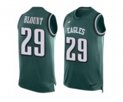 Men Nike Philadelphia Eagles #29 LeGarrette Blount Limited Midnight Green Player Name & Number Tank Top NFL Jersey