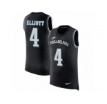 Men Nike Philadelphia Eagles #4 Jake Elliott Black Rush Player Name & Number Tank Top NFL Jersey