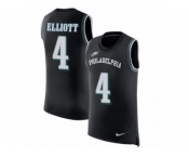 Men Nike Philadelphia Eagles #4 Jake Elliott Black Rush Player Name & Number Tank Top NFL Jersey