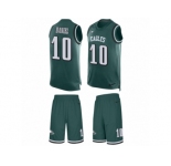 Men's Nike Philadelphia Eagles #10 Chase Daniel Limited Midnight Green Tank Top Suit NFL Jersey