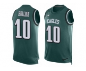 Men's Nike Philadelphia Eagles #10 Mack Hollins Limited Midnight Green Player Name & Number Tank Top NFL Jersey