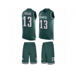 Men's Nike Philadelphia Eagles #13 Mack Hollins Limited Midnight Green Tank Top Suit NFL Jersey
