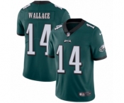 Men's Nike Philadelphia Eagles #14 Mike Wallace Midnight Green Team Color Vapor Untouchable Limited Player NFL Jersey