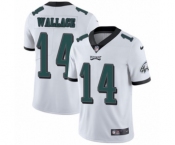 Men's Nike Philadelphia Eagles #14 Mike Wallace White Vapor Untouchable Limited Player NFL Jersey