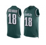 Men's Nike Philadelphia Eagles #18 Dorial Green-Beckham Limited Midnight Green Player Name & Number Tank Top NFL Jersey