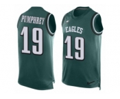 Men's Nike Philadelphia Eagles #19 Donnel Pumphrey Limited Midnight Green Player Name & Number Tank Top NFL Jersey