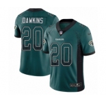 Men's Nike Philadelphia Eagles #20 Brian Dawkins Limited Green Rush Drift Fashion NFL Jersey