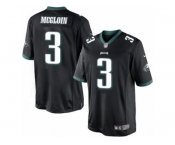 Men's Nike Philadelphia Eagles #3 Matt McGloin Limited Black Alternate NFL Jersey