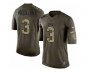Men's Nike Philadelphia Eagles #3 Matt McGloin Limited Green Salute to Service NFL Jersey