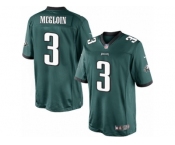 Men's Nike Philadelphia Eagles #3 Matt McGloin Limited Midnight Green Team Color NFL Jersey