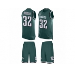 Men's Nike Philadelphia Eagles #32 Rasul Douglas Limited Midnight Green Tank Top Suit NFL Jerseyey