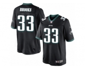 Men's Nike Philadelphia Eagles #33 Ron Brooks Limited Black Alternate NFL Jersey