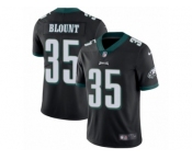 Men's Nike Philadelphia Eagles #35 LeGarrette Blount Black Alternate Vapor Untouchable Limited Player NFL Jersey