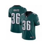 Men's Nike Philadelphia Eagles #36 Dwayne Gratz Vapor Untouchable Limited Midnight Green Team Color NFL Jersey