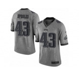 Men's Nike Philadelphia Eagles #43 Darren Sproles Limited Gray Gridiron NFL Jersey