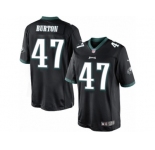 Men's Nike Philadelphia Eagles #47 Trey Burton Limited Black Alternate NFL Jersey