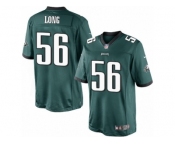 Men's Nike Philadelphia Eagles #56 Chris Long Limited Midnight Green Team Color NFL Jersey