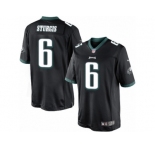 Men's Nike Philadelphia Eagles #6 Caleb Sturgis Limited Black Alternate NFL Jersey