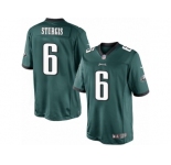 Men's Nike Philadelphia Eagles #6 Caleb Sturgis Limited Midnight Green Team Color NFL Jersey