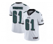 Men's Nike Philadelphia Eagles #61 Stefen Wisniewski Vapor Untouchable Limited White NFL Jersey