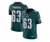 Men's Nike Philadelphia Eagles #63 Dallas Thomas Midnight Green Team Color Vapor Untouchable Limited Player NFL Jersey