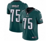Men's Nike Philadelphia Eagles #75 Josh Sweat Midnight Green Team Color Vapor Untouchable Limited Player NFL Jersey