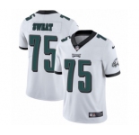 Men's Nike Philadelphia Eagles #75 Josh Sweat White Vapor Untouchable Limited Player NFL Jersey