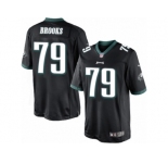 Men's Nike Philadelphia Eagles #79 Brandon Brooks Limited Black Alternate NFL Jersey