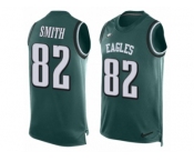 Men's Nike Philadelphia Eagles #82 Torrey Smith Limited Midnight Green Player Name & Number Tank Top NFL Jersey