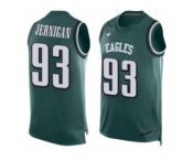 Men's Nike Philadelphia Eagles #93 Timmy Jernigan Limited Midnight Green Player Name & Number Tank Top NFL Jersey