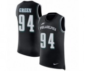 Men's Nike Philadelphia Eagles #94 Haloti Ngata Black Rush Player Name & Number Tank Top NFL Jersey