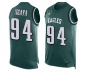 Men's Nike Philadelphia Eagles #94 Haloti Ngata Limited Midnight Green Player Name & Number Tank Top NFL Jersey