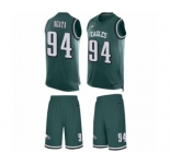 Men's Nike Philadelphia Eagles #94 Haloti Ngata Limited Midnight Green Tank Top Suit NFL Jersey