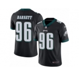 Men's Nike Philadelphia Eagles #96 Derek Barnett Limited Black Rush NFL Jersey
