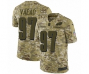 Men's Nike Philadelphia Eagles #97 Destiny Vaeao Limited Camo 2018 Salute to Service NFL Jersey