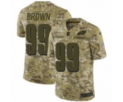 Men's Nike Philadelphia Eagles #99 Jerome Brown Limited Camo 2018 Salute to Service NFL Jersey