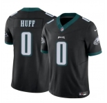 Men's Philadelphia Eagles #0 Bryce Huff Black 2024 F.U.S.E. Vapor Untouchable Limited Football Stitched Jersey