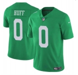 Men's Philadelphia Eagles #0 Bryce Huff Green Vapor Untouchable Throwback Limited Football Stitched Jersey