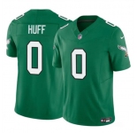 Men's Philadelphia Eagles #0 Bryce Huff Kelly Green 2024 F.U.S.E. Vapor Untouchable Limited Football Stitched Jersey