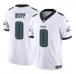 Men's Philadelphia Eagles #0 Bryce Huff White 2024 F.U.S.E. Vapor Untouchable Limited Football Stitched Jersey