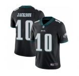 Men's Philadelphia Eagles #10 DeSean Jackson Black Alternate Vapor Untouchable Limited Player Football Jersey