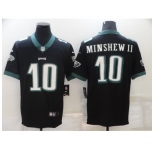 Men's Philadelphia Eagles #10 Gardner Minshew II Nike Midnight Black Limited Player Jersey