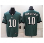 Men's Philadelphia Eagles #10 Gardner Minshew II Nike Midnight Green Limited Player Jersey