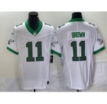 Men's Philadelphia Eagles #11 AJ Brown 2023 FUSE Vapor Untouchable Stitched Jersey