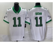 Men's Philadelphia Eagles #11 AJ Brown 2023 FUSE Vapor Untouchable Stitched Jersey