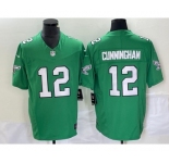 Men's Philadelphia Eagles #12 Randall Cunningham Green 2023 F.U.S.E. Vapor Untouchable Stitched Football Jersey