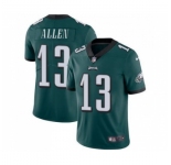 Men's Philadelphia Eagles #13 Devon Allen Green Vapor Untouchable Limited Stitched Jersey