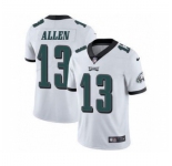 Men's Philadelphia Eagles #13 Devon Allen White Vapor Untouchable Limited Stitched Jersey